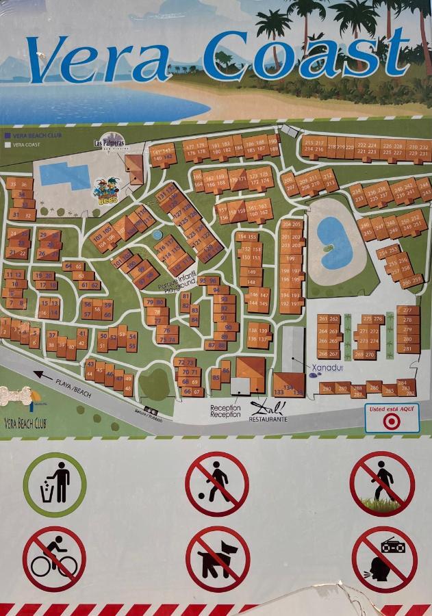 Duplex Del Sol En Vera Coast Exteriör bild